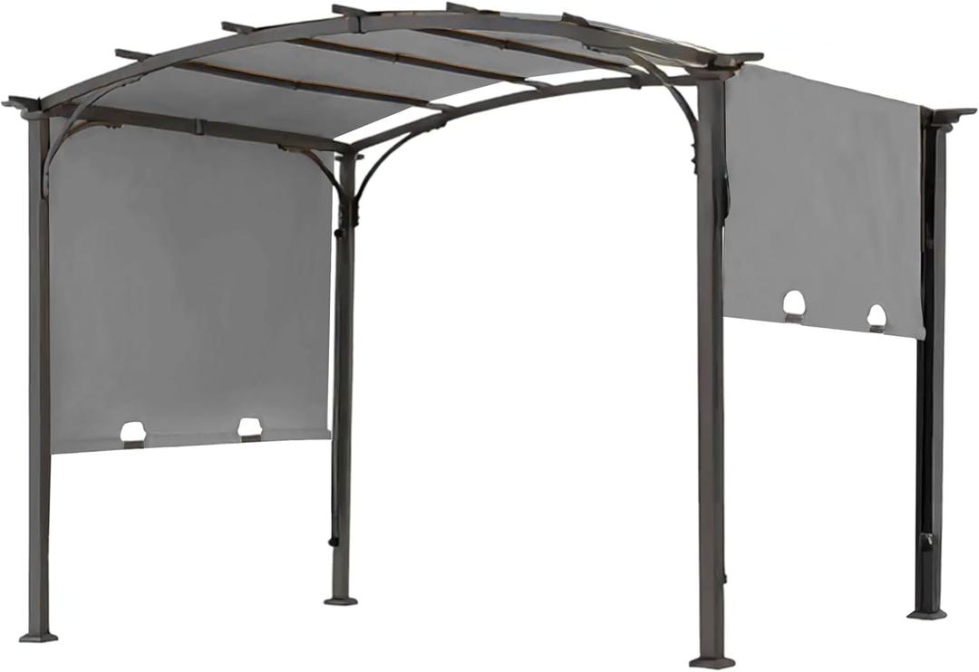 85''x 208'' Universal Replacement Pergola Cover for Pergola L-PG080PST and Other Same Size of Pergolas (Gray)