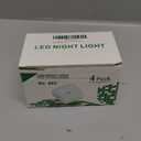 Sujeet Night Light, Night Lights Plug into Wall 4-Pack, Nightlight Plug in Night Lights, Dusk to Dawn Night Lamp Led Night Light for Bedroom, Bathroom, Hallway Warm White