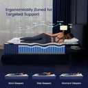 Twin Mattress, 2026 Upgraded 8 inch Twin Size Mattress in a Box, Cooling Gel Memory Foam Hybrid Mattress with Pocket Springs, Luxury Comfort, Twin Bed Mattress for Pressure Relief, Zoned Support