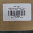 LazBlinds No Tools No Drill Cordless Roller Shades, 100% Blackout Roller Blinds for Windows, Thermal Insulated UV Protection Waterproof Roll Up Window Blinds and Shades, 20'' W x 72'' H, Brown