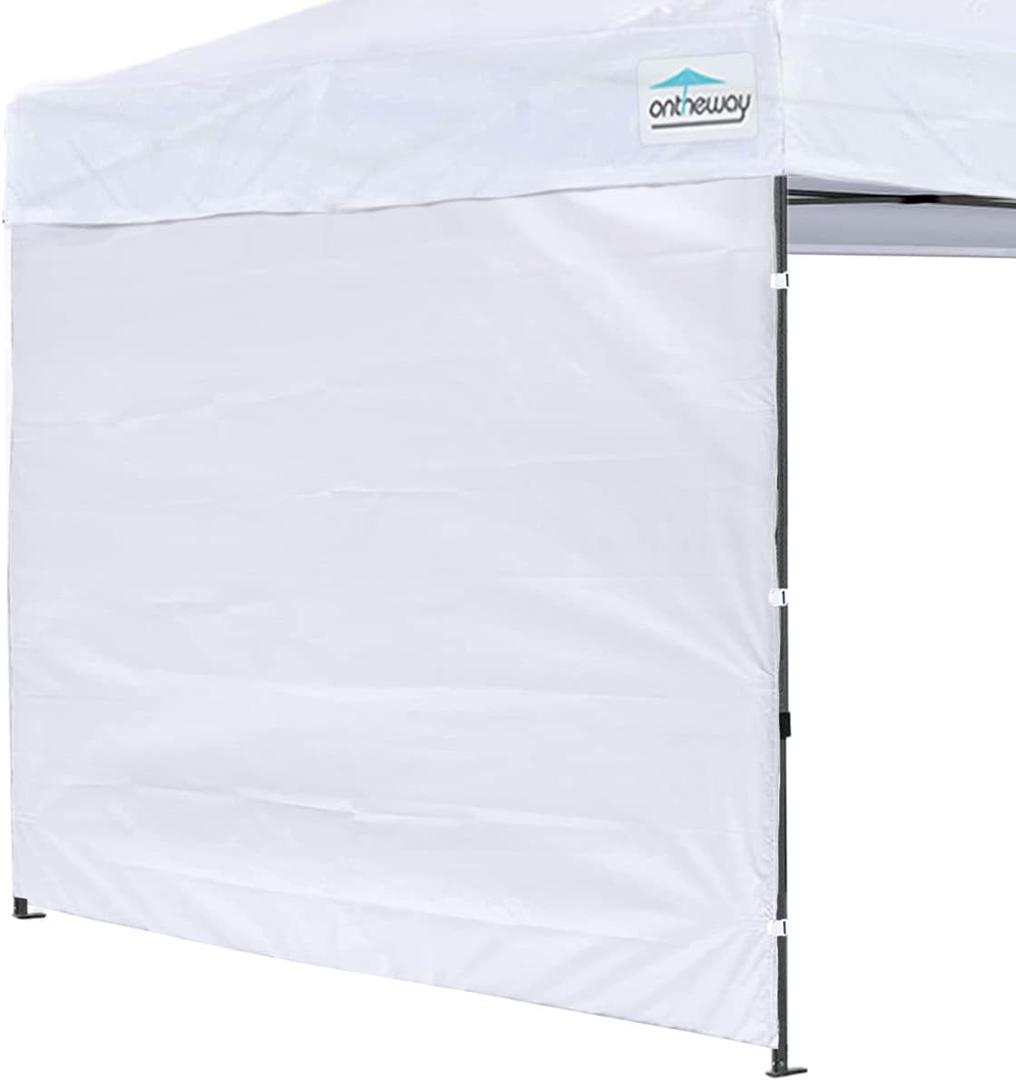 Sunwall for 10x10 Pop up Canopy, Instant Canopy Tent Sidewall, 1 Pack Sidewall Only (White)