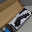 Leebein Electric Spin Scrubber, Cordless Cleaning Brush for Bathroom Shower Tub, IPX7 Waterproof Power Scrubber with 7 Brush Heads, Extendable Long Handle and 2 Speeds Scrubber for Bathtub Floor (Black)