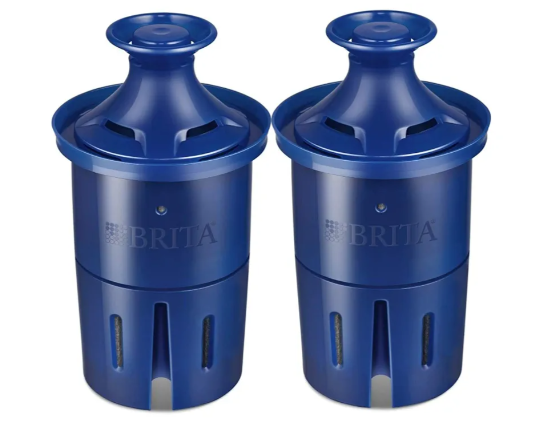 Britа Longlаst Water Filter, Longlаst Replacement Filters for 10060258362432 Pitcher and Dispensers, Reduces Lead, BPA Free - （Pack of 2）