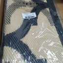 OLANLY Reversible Outdoor Rug 9x12 ft Clearance, Waterproof Outdoor Plastic Straw Rug with Interlacing Pattern, RV Mat for Patio, Camping, Balcony, Deck, Backyard, Black & Beige (9' x 12', Black & Beige)