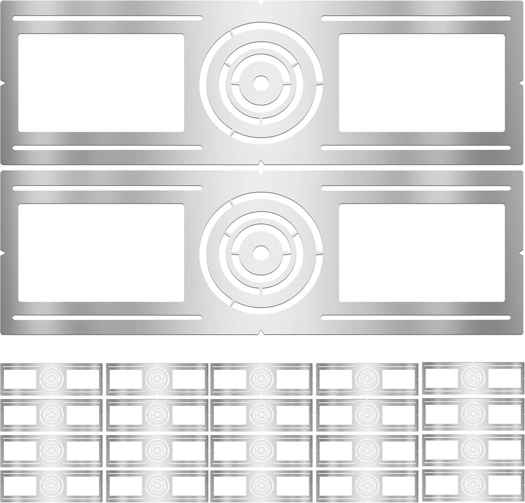 New Construction Mounting Plate, 3-4-6 Inch, LED Recessed Lighting Housing Kits for remodeling, Basement remodeling, Hanging Ceiling and LED Lighting, Shallow Recessed Lighting Housing Plate,20PC