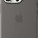 Apple iPhone 16 Pro Silicone Case with MagSafe and Camera Control: Lightweight Phone Case, Wireless Charging Compatible, Smooth Matte Finish; Stone Gray