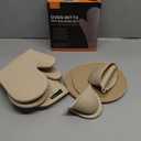 Rorecay Oven Mitts and Pot Holders Sets 6pcs, Extra Long Kitchen Silicone Oven Gloves High Heat Resistant 500 Degrees Non-Slip Potholders Hot Pads for Baking Cooking, Milkshake