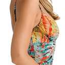 PINKMSTYLE Women's Sexy V Neck Ruched Cami Top Sleeveless Spaghetti Double Layer Fitted Crop Tank Tops (S)