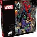 Buffalo Games - Marvel - Go Down Swinging - 500 Piece Jigsaw Puzzle for Adults -Challenging Puzzle Perfect for Game Nights - Finished Size is 21.25 x 15.00
