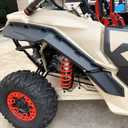Front & Rear Extended Fender Flares Compatible with Can-Am Maverick X3 2 Door & 4 Door 2017-2026,Mud Guards for 715002973
