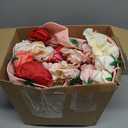 9.8 x 66.9 Inch Artificial Flowers Valentine's Day Table Runner Valentines Party Decoration Pink Hydrangeas Red Roses and Felt Base for Wedding Anniversary Romantic Dinner Home Decor