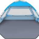 Gorich Beach Tent Sun Shelter for 3 Person with UPF 50＋ UV Protection, Lightweight & Easy Setup Beach Shade Canopy, Portable Beach Shade Tent Beach Cabana