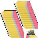 Harloon 24 Pcs Teacher Appreciation Gifts Pencil Shaped Case Bulk Cute Pencil Pouch Teacher Preshool Kindergarten Graduation Gift Kawaii Portable Bag with Zipper for Stationery Organizer DIY Crafts