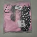 VLUV Pink Halloween Costumes Set, Women's Halloween Retro Satin Jacket Set with Scarf Headbands Glasses Accessories (Pink, XXL)