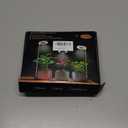 Aokrean Grow Lights for Indoor Plants, 48 LEDs Full Spectrum Plant Light for Indoor Plants, Height Adjustable Growing Lamp with Base, 3 Optional Spectrums, Auto Timer 3/9/12Hrs, 10 Brightness, 2 Pack (3.4in-Black)