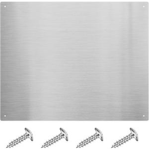 EKON Stainless Steel Backsplash 24 x 30 Inch Wall Shield for Kitchen Easy Clean And Installation