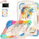 Auizotl Case for Samsung Galaxy Tab A9+/ A9 Plus Case 11" 2023 (SM-X210/X216/X218) with Screen Protector/360 Rotating Stand,Military Grade Shockproof Cover for Galaxy Tab A9 Plus Cases