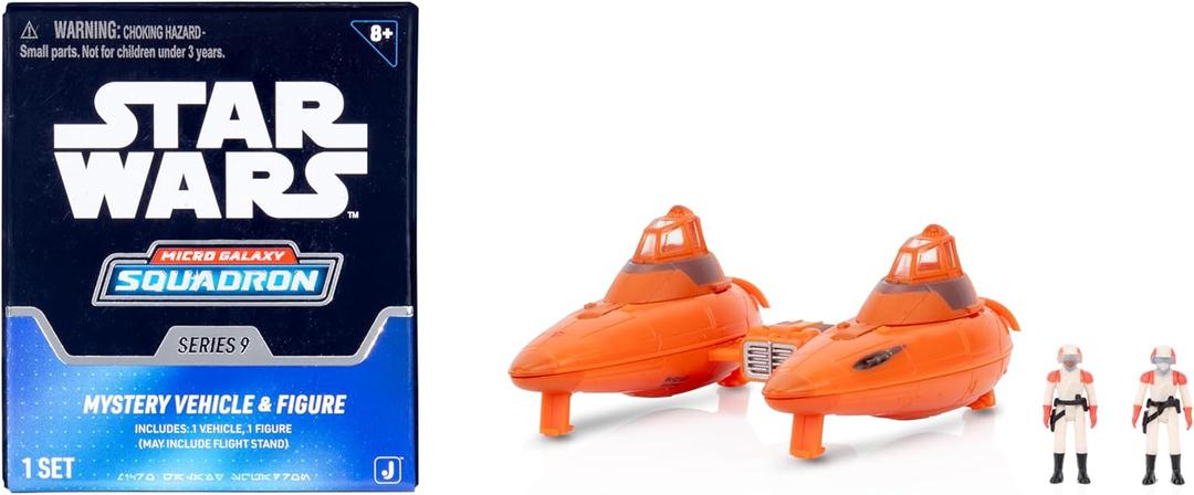 Star Wars Micro Galaxy Squadron Cloud Car Mystery Bundle - 3-Inch and 2.5-Inch Vehicles with Accessories 