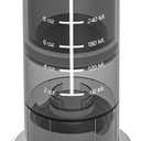 CASABREWS KP3000 Portable Coffee Maker, 2 in 1 Small Travel Coffee Machine for K Cup Pod or Ground Coffee, Quick Coffee Press Kit with Stainless Steel Cup, Cup Lid, Straw and Storage Bag