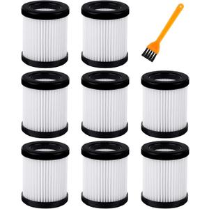 KEEPOW 8 Pack Replacement HEPA Filter Compatible with MOOSOO XL-618A Cordless Vacuum