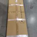 YITAHOME TV Stand for 65 Inch TVs, Entertainment Center with Storage Cabinets, Power Outlet & LED Light, Media TV Console with Barn Doors for Living Room, Black, 59" 