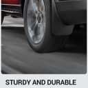 Ecarzo Mud Flaps Compatible with Jeep Grand Cherokee L 2025 2024 2023 2022 2021 3-Row No Drilling Required All Weather Mud Splash Guards Mudflap Front & Rear Jeep Grand Cherokee L Accessories 4pc Set