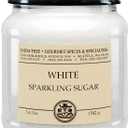 India Tree White Sparkling Sugar, 3.4 lb Canister, Granules (EXP 03/23/29)
