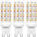 I-SHUNFA Wi-Fi RGBCW Smart G9 LED Bulbs,Compatible with Alexa/Google Home,Multicolour Dimmable,2700K-6500K,AC 120V 4W,400LM Brightness Adjustable 1%-100%,with Musical Rhythm LED Light Bulb,3 Pack (Transparent)