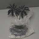 Metal Table Top Palm Tree, Tropical Tabletop Decor, Palm Tree Centerpieces for Tables, Coastal Table Decor, Beach Decorations for Home, Modern Artwork for Living Room