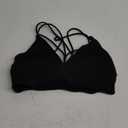 MotoRun Bralettes for Women, Strappy Sports Bra Push up Bralette Sexy Bras Rave Top, Size L