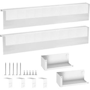 Baseboard Heater Cover, Adjustable Length from 3FT to 6FT, Including Left and Right End Covers, High Carbon Steel, Total Length of 6FTEasy Installation