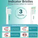 Toothbrush Heads for Philips Sonicare Replacement Heads E-Series, Essence, Xtreme, Elite, Advance and CleanCare Screw-On Electric Handles, Brush Heads for Philip Sonic Care, 4 Pack