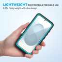 Lanhiem for Samsung Galaxy S25+ Plus Case, IP68 Waterproof Dustproof Case with Built-in Screen Protector, Rugged Full Body Shockproof Protective Cover for Galaxy S25 Plus 6.7 Inch, Teal