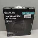 AERLANG Cordless Neck and Back Massager with Heat, 3D Shiatsu Kneading Pillow, 4 Massage Nodes & Bi-Directional Deep Tissue Massage for Neck/Shoulders/Back, Ideal Gift for Women & Men (Black)