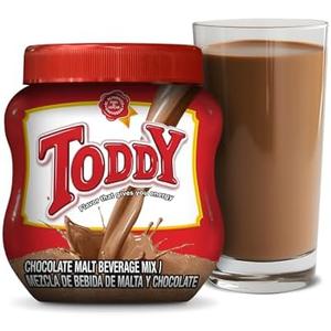 Toddy Chocolate Powder Drink Mix – Breakfast Shake with Vitamins and Proteins for Kids & Adults – Hot & Cold Beverage 2 Pack. BB: OKT-09-2025, EXP OCT/09/2025