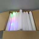 LifBetter 42 Pcs Glow Sticks Bulk- LED Foam Sticks in The Dark with 3 Modes Flashing Led Foam Multicolor Batons Light up Party Favors for Birthdays, Weddings, Concerts, Festivals