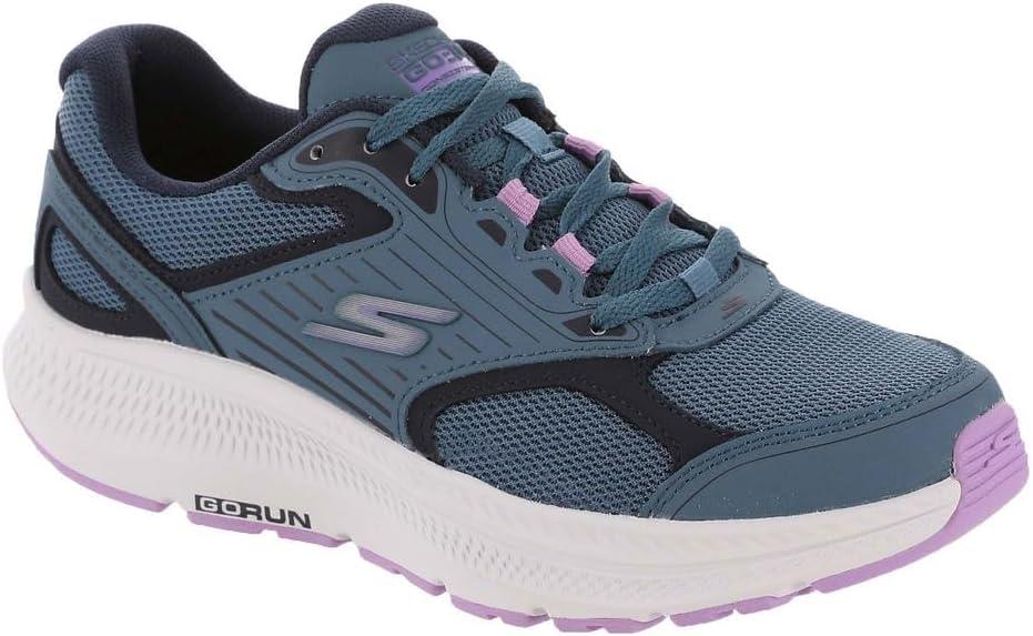 Skechers Women's Go Run Consistent 2.0 Advantage Sneaker, Blue/ Purple, 10