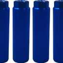 4Pcs Bike Pegs Aluminum Alloy Anti-Slip Bicycle Foot Pegs for BMX Mountain Bike Cycling Rear Stunt Pegs Fits 3/8 inch Axles Easy Install (Blue)