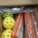 Zdgao Portable Pickleball Net for Driveway, 22FT Regularion Size Pickle Ball Net with Outdoor Pickleballs and Carry Bag, Weather Resistance Steady Steel Frame, 22ft x 36in x 34"