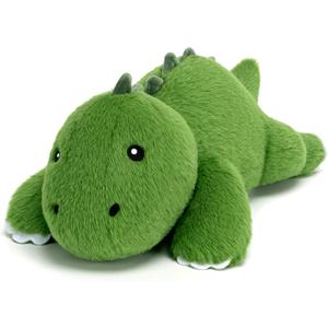 SQEQE Weighted Stuffed Animals Dinosaur Plush, Weighted Stuffed Animals Dino Plushies for Cozy Comfort, Soft T-Rex Pillow Toy for Kids Adults, Valentines & Birthday Gifts 9.8 Inch, 0.8 Lb