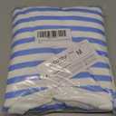 Locachy Womens Oversized Striped Sweatshirt Crewneck Long Sleeve Pullover Tops 2025 Fashion Y2K Outfits Clothes Size M