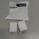 iPhone 16/17 Charger Block,USB C Charger [2 Pack] 35W 3-Port Wall Cube Fast Type C Charging Block PD Power Adapter for iPhone 17/17 Pro Max/16/16Pro/15/15Pro/14 Pro Max/13/12/11, iPad,Galaxy,Pixel 4/3