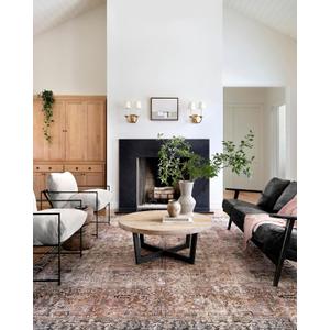 Loloi Chris Loves Julia Jules Collection JUL-02 Terracotta/Multi 9'-6'' x 14', .13" Pile Height, Area Rug