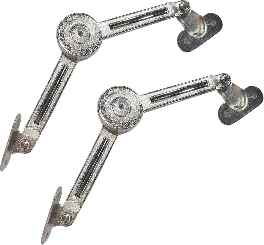 2PCS Lid Stay Safe Hinges for Wooden Box 40lb, Toy Box Hinges Soft Close, Lid Support Hinge Heavy Duty, Slow Close Cabinet up and Down, can be Opened and Closed Freely from 0-90