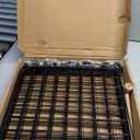 Guinea Pig Cages with Door and Top, 25x25x12inch Small Animal Cage, 12pcs Metal Grid Panels Small Animal Playpen, Expandable Cage for Guinea Pigs, Rabbits, Hamsters and Hedgehogs, Kitten