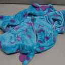 Dinosaur Dog Clothes for Small Dogs - Fleece Winter Puppy Hoodies with Leash Ring, Cat Coat, Funny Dinosaur Costume for Christmas, Halloween (Blue, Small)