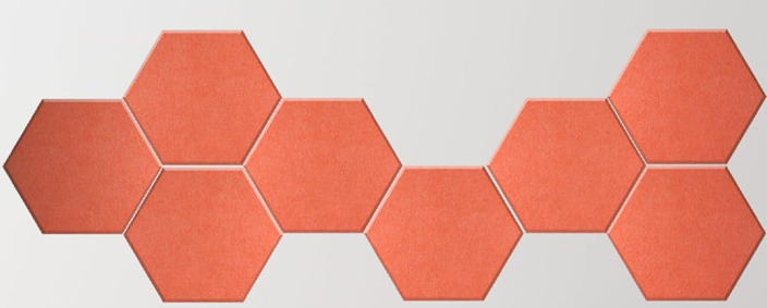 12 Pack Blacklight Acoustic Panels, 14"X 12" X 0.4" Hexagonal Soundproof Wall Panels, Sound Absorbing, Wall Decoration for Esports Room, Bedroom, Glow in the Dark under UV Reactive