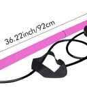 Pilates Bar Kit with Resistance Bands, at Home Workout Equipment Resistance Bands, Multifunctional Pilates Bar for Women & Men Gym Yoga Fitness Strength Training