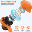USB C Headphones Wired Earbuds for iPhone 17 16 Pro Max 15 for Samsung S26 S25 Ultra S24 S23 Wired Headphones,Corded USB Type C Earphones with Microphone& Remote for iPad 10 11th Pixel 10a 9 9a,Orange