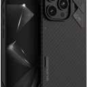 Aulumu A16 Aramid Fiber for iPhone 16 Pro Case | 1500D Ultra Slim Woven | Real Cooling | Compatible with MagSafe